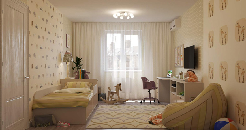 дизайн интерьера детской для мальчика