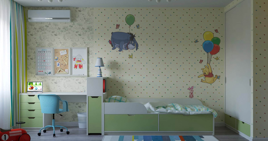 интерьер детской