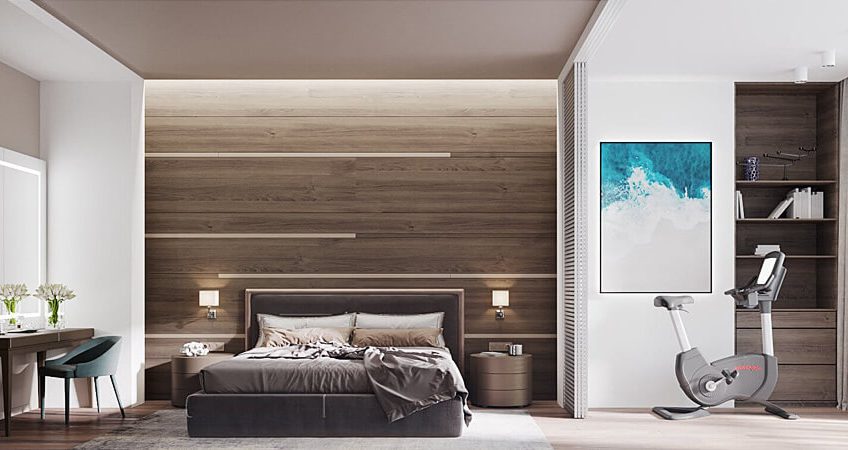 Мінімалістський дизайн спальні - рішення у Львові