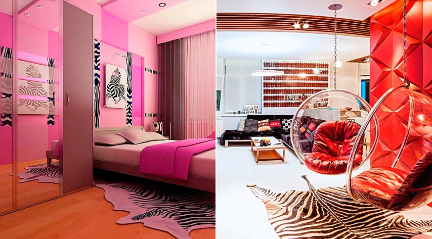 стиль интерьера попарт